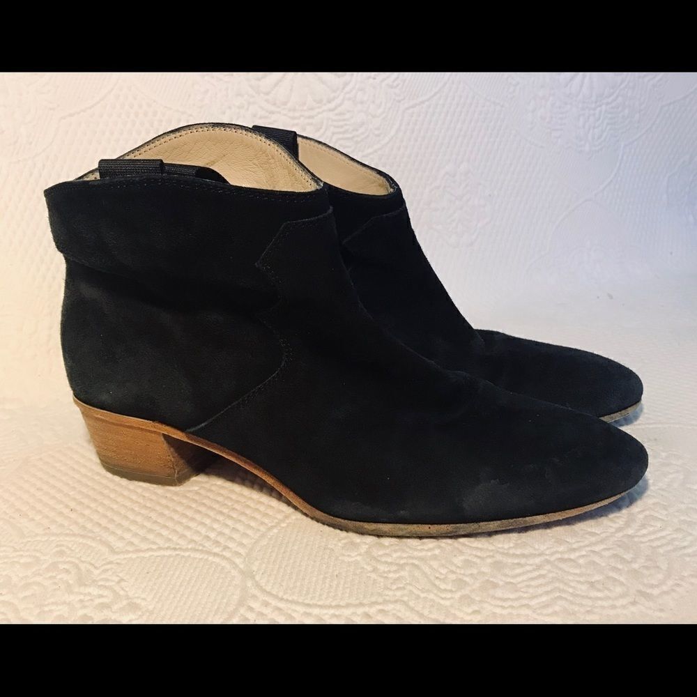 AGL black suede ankle boots